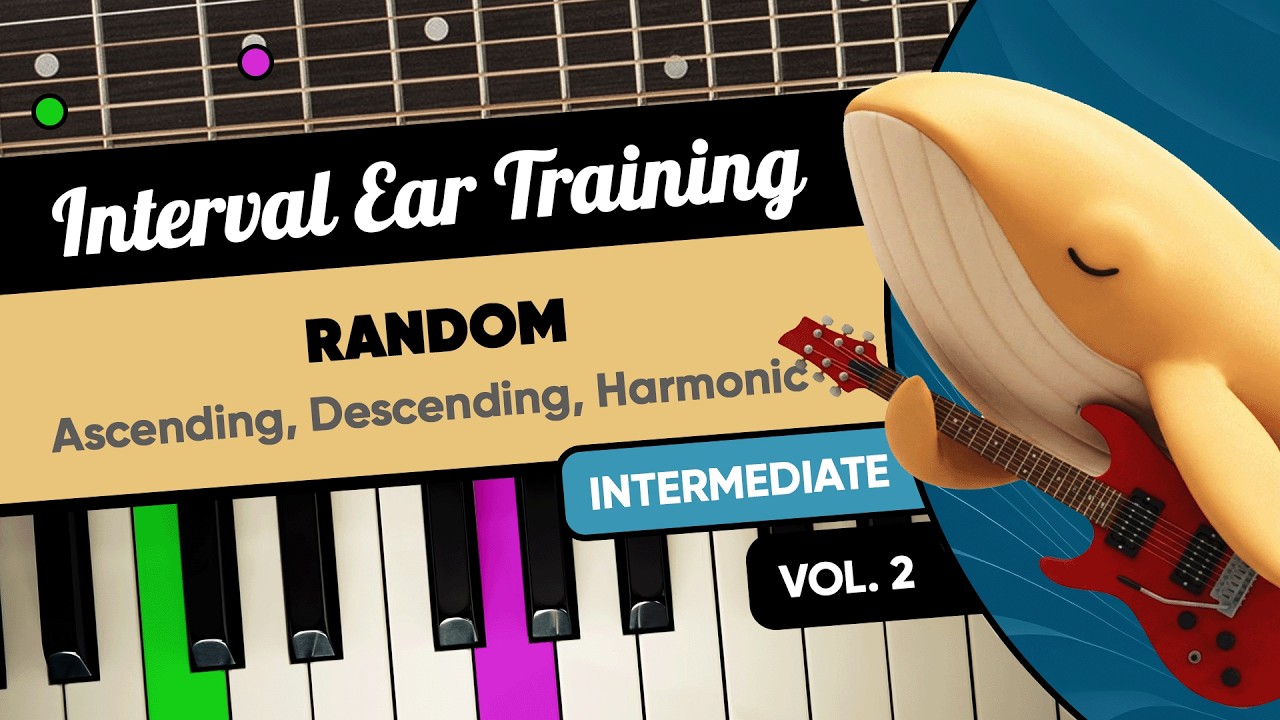 Ultimate Interval Ear Training 🎧 | All Keys • Ascending • Descending • Harmonic