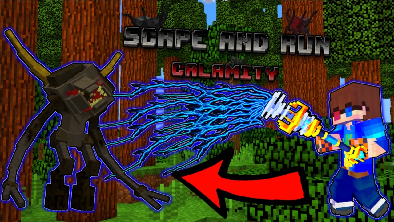 Summoning Lighting To Fight Parasites! Minecraft Scape & Run