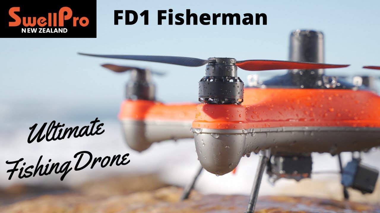 Swellpro FD1 Fisherman Fishing Drone In Action (New Zealand)