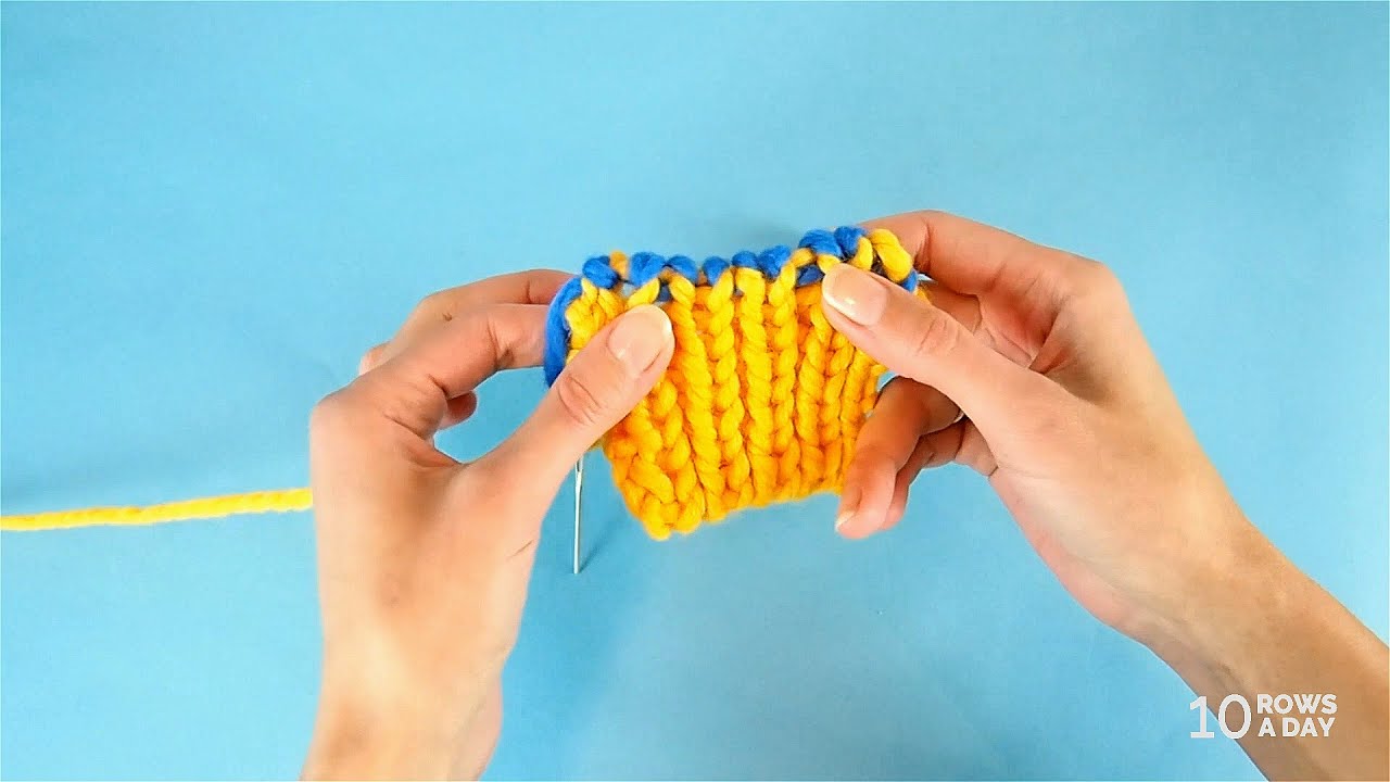 Tubular Bind Off - Best Elastic Bind Off for 1x1 Ribbing