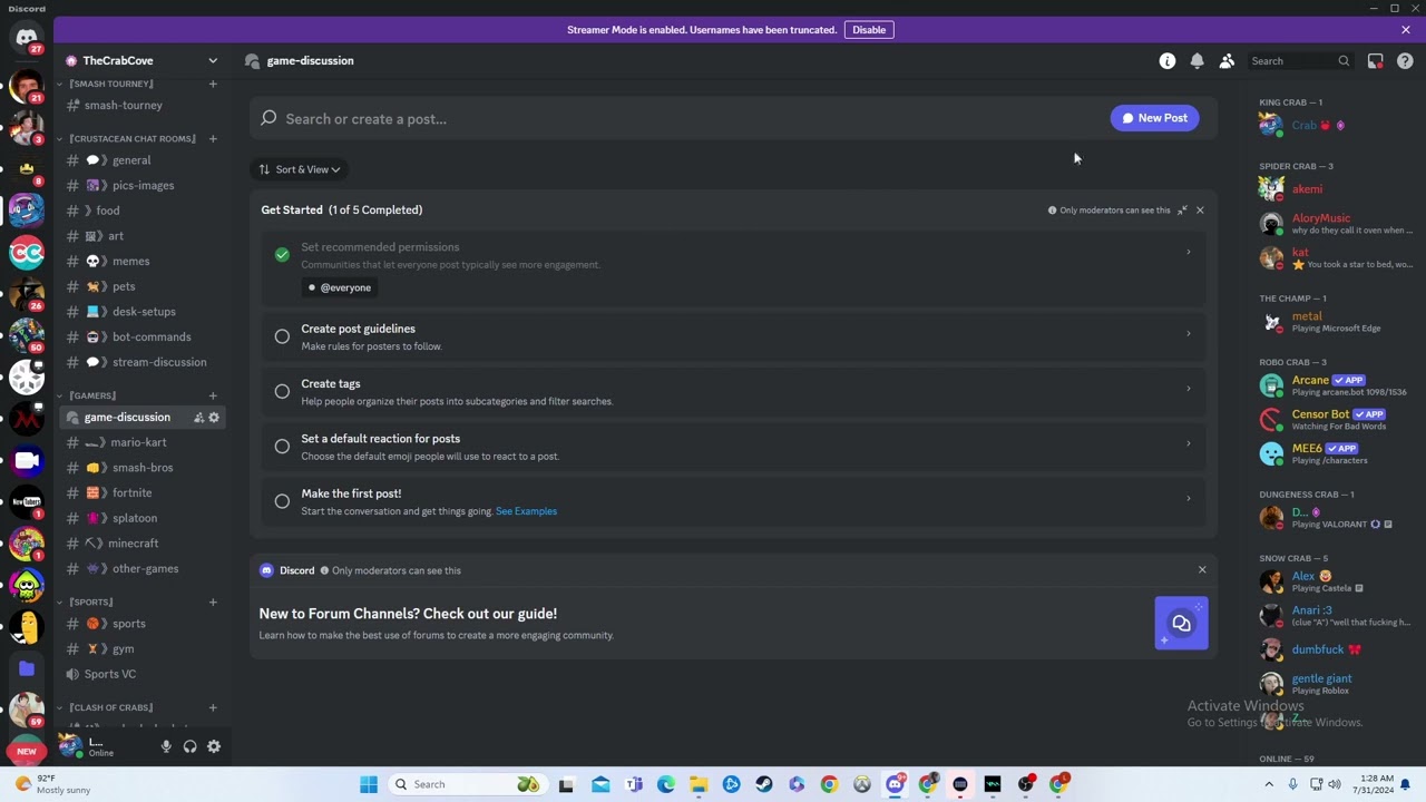 How to Add Forum Channels in Discord