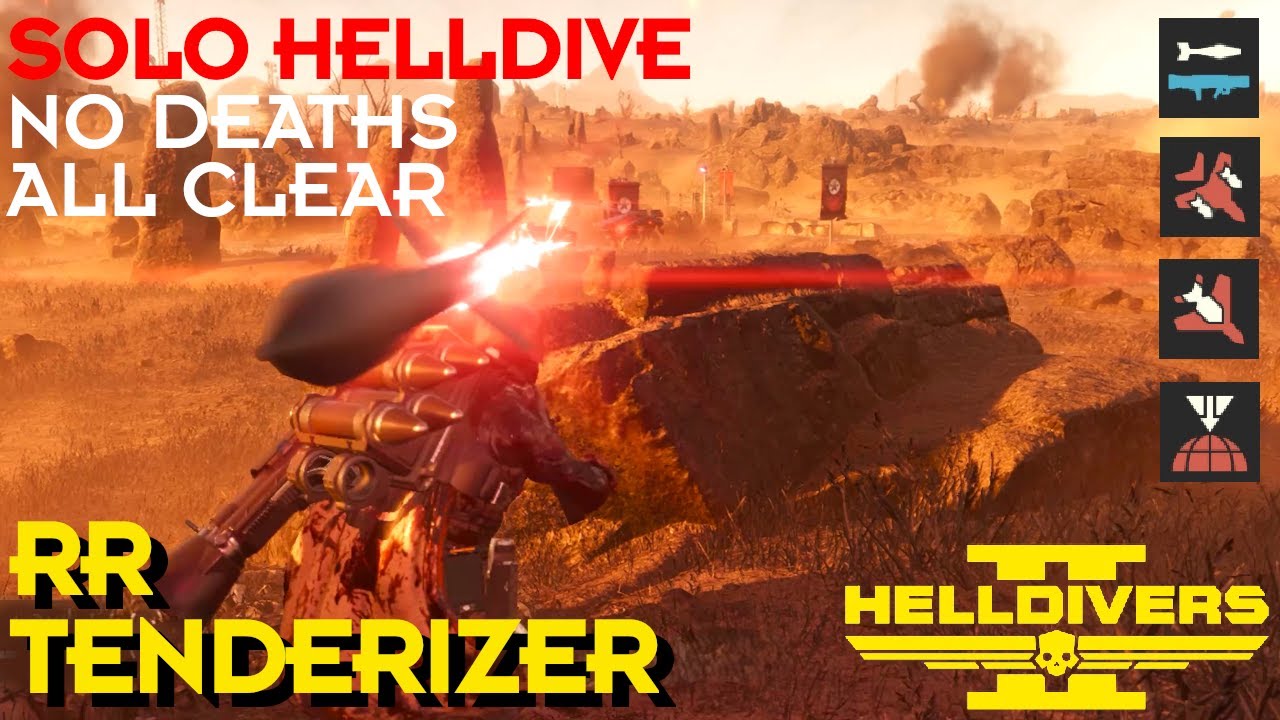 Helldivers 2 // Tender Recoil - Automaton Solo Helldive - All Clear, No Deaths - w/ commentary