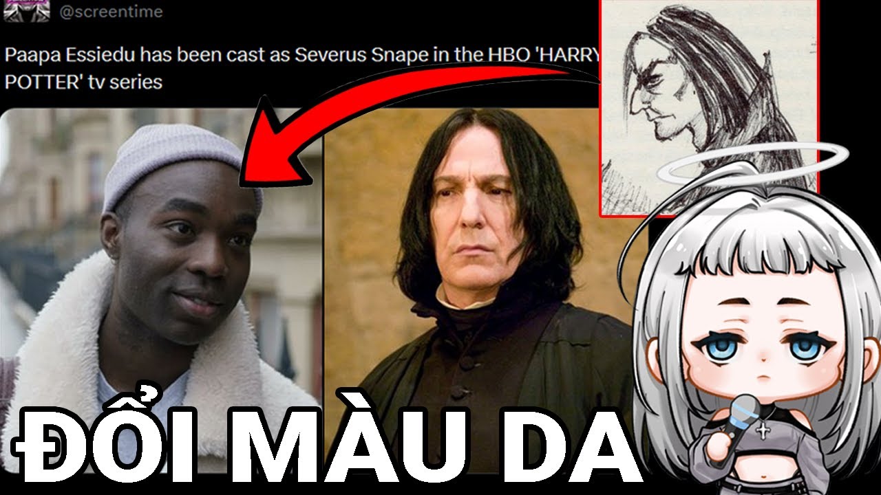 Harry Potter show bị chỉ trích vì đổi màu da của Snape