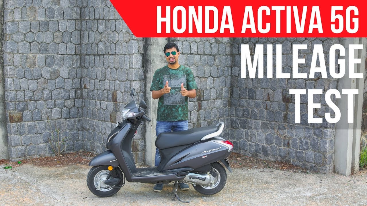 2018 Honda Activa 5G Mileage Test & Review