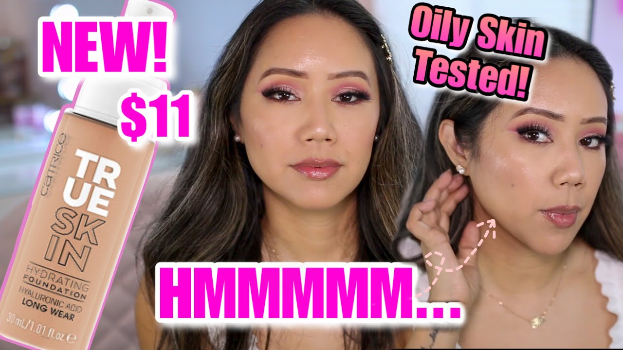 CATRICE TRUE SKIN HYDRATING FOUNDATION REVIEW & WEAR TEST - CATRICE TRUE SKIN FOUNDATION REVIEW