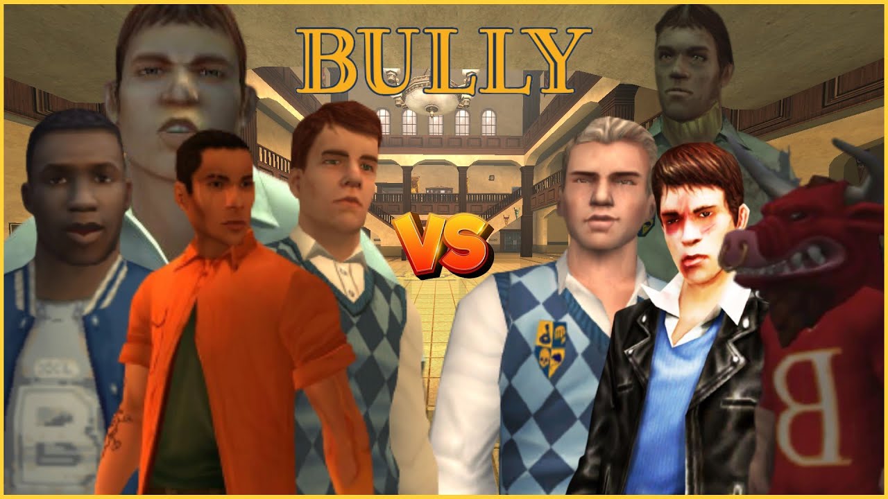 Bully SE: Russell, Bif, Damon & Edgar VS Russell, Johnny, Derby & Mascot