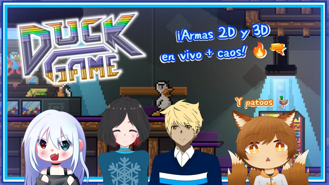 ¡Entre monstruos y disparos! (/≧▽≦)/ o(￣▽￣)o  I Terraria, Busckshot roulette y Duck Game #Shorts