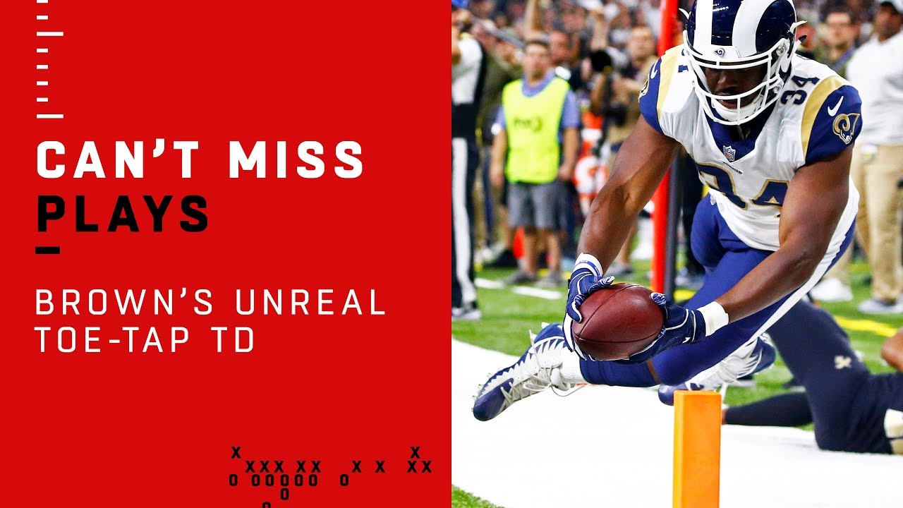 Malcolm Brown's UNREAL Toe-Tap TD vs. Saints