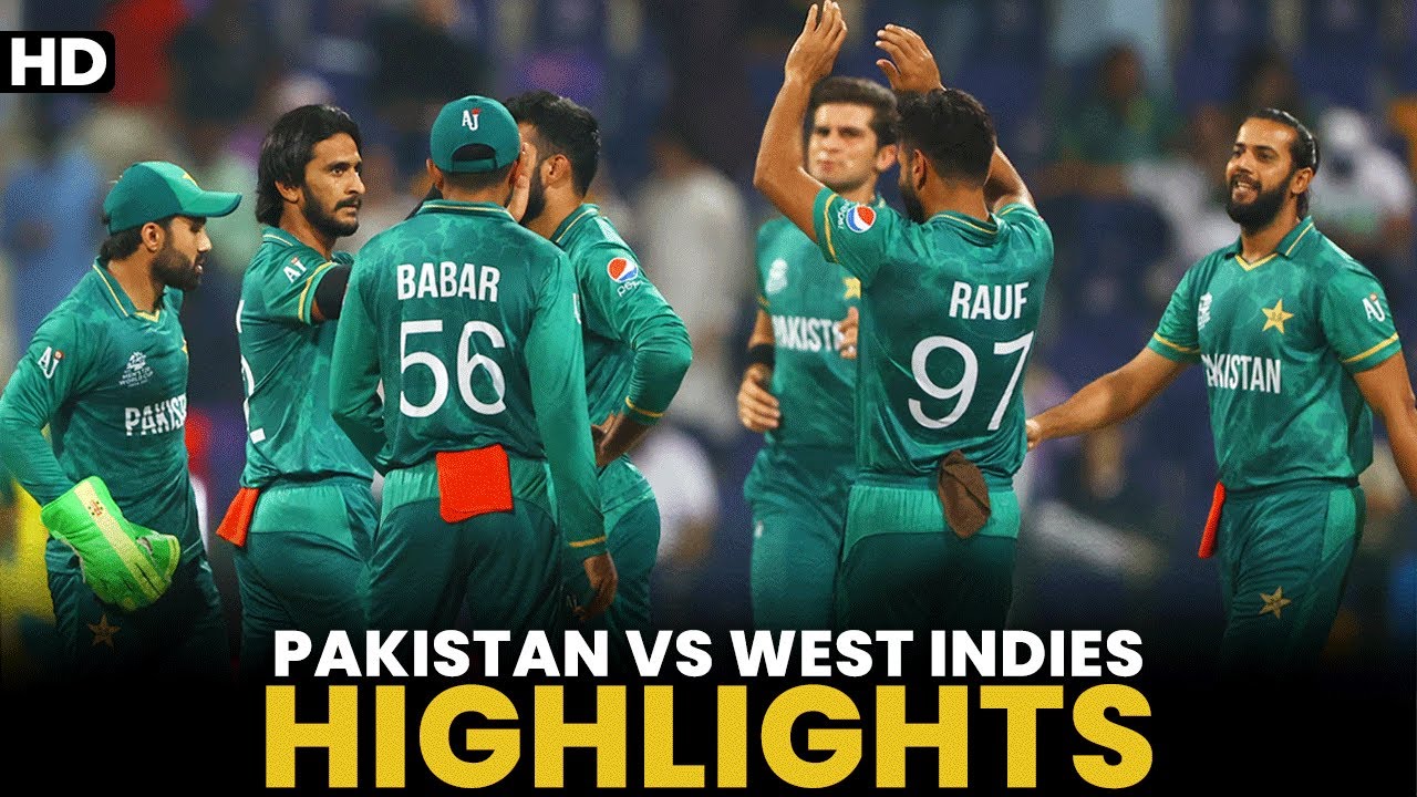 Highlights | Pakistan vs West Indies | T20I | PCB | MK2A