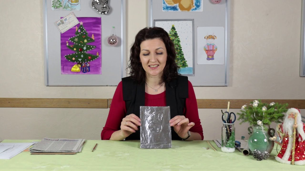 Мастер класс "Рисование на фольге"