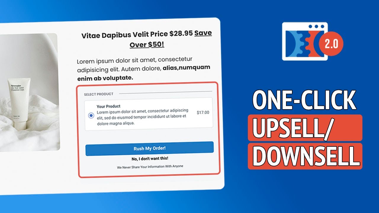 How to Add a One-Click Upsell and Downsell in Clickfunnels 2.0 - Clickfunnels 2.0 Tutorial