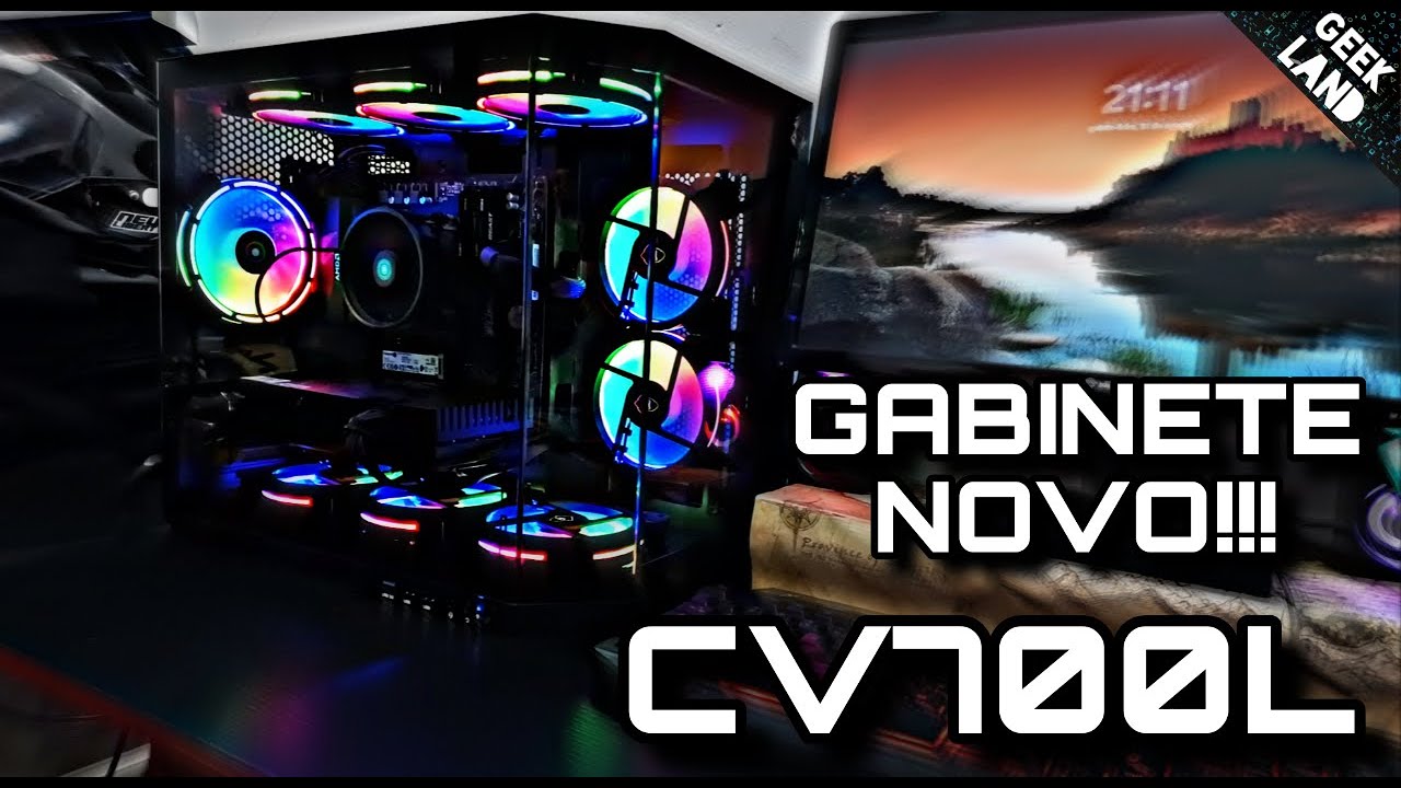 CHEGOU MEU NOVO GABINETE!!! UNBOXING MANCER CV700L!!!