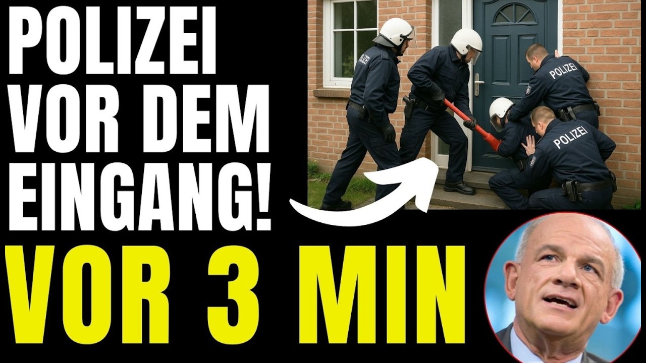 Pl&ouml;tzlich steht Polizei vor meiner T&uuml;r!   Peter Hahne erlebt Unfassbares!