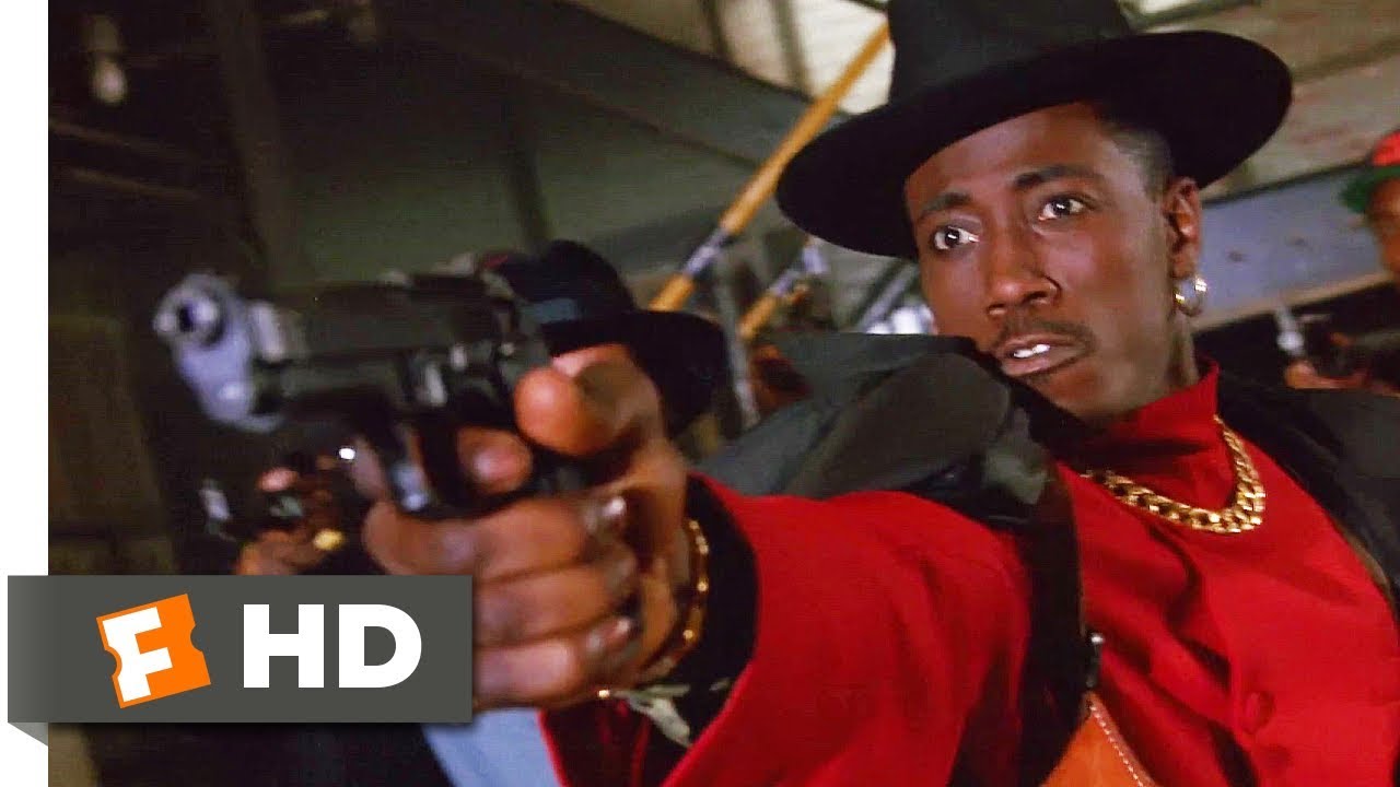 New Jack City (1991) - Cops vs. CMB Scene (7/10) | Movieclips