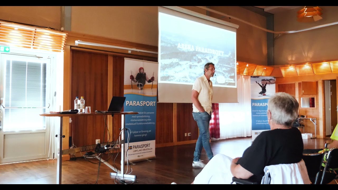 Magnus Wislander - inspirationsföreläsning i samarbete med Parasport Jämtland-Härjedalen