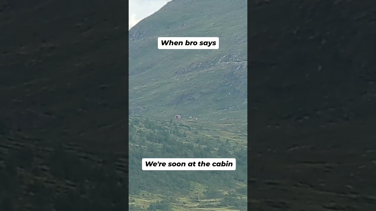 Don't worry it's close #hiking #adventure #travel #mountains #nature #sweden #nature
