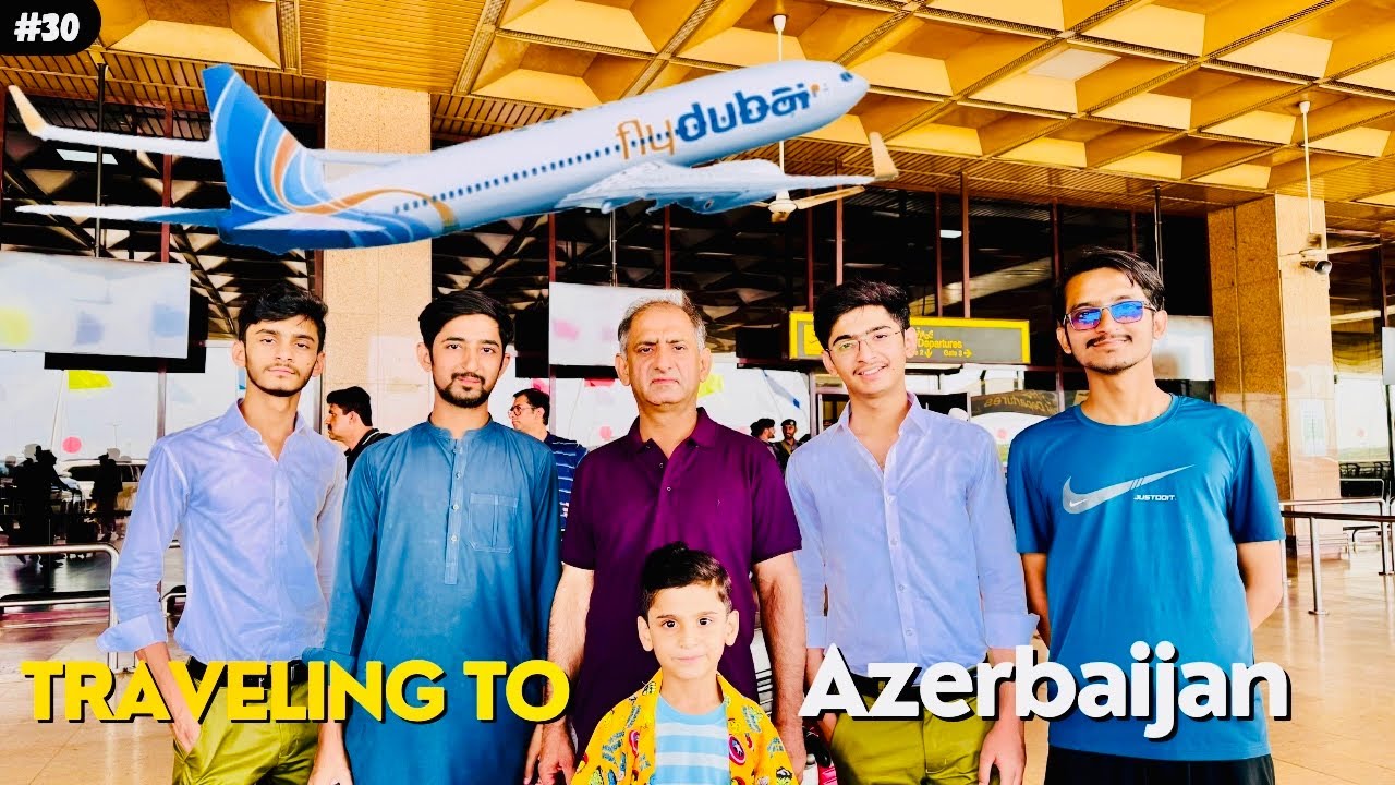Jinnah International Airport Karachi | Cousins Traveling To Azerbaijan ✈️
