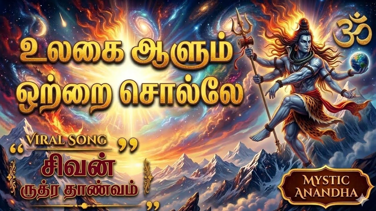 Most Powerful Lord Shiva Song in Tamil | Om Namah Shivaya | Morning Devotional Music  #MysticAnandha
