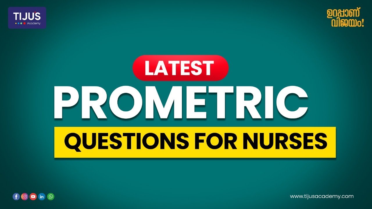 ✅Latest Prometric Questions for Nurses
