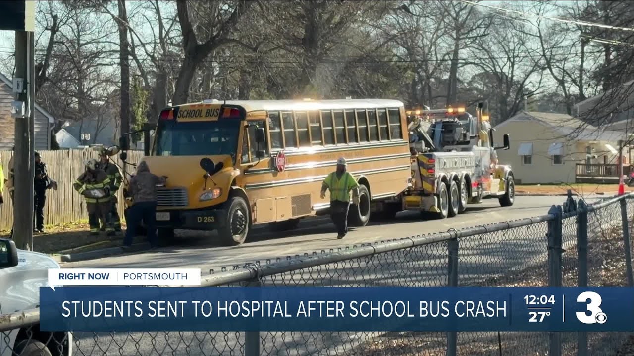 Seven Waters MS students sent to hospital after school bus crash: PPS