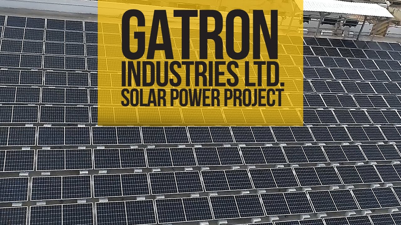 Reon Energy and Gatron Industries Ltd partnered to set up 4 Solar plants totalling 3.73 MW