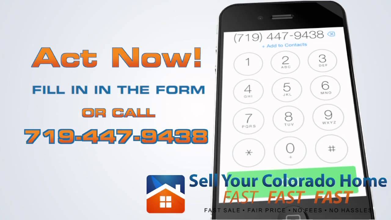 Colorado Cash Buyer I Buy Houses in Colorado Springs Home Page Video