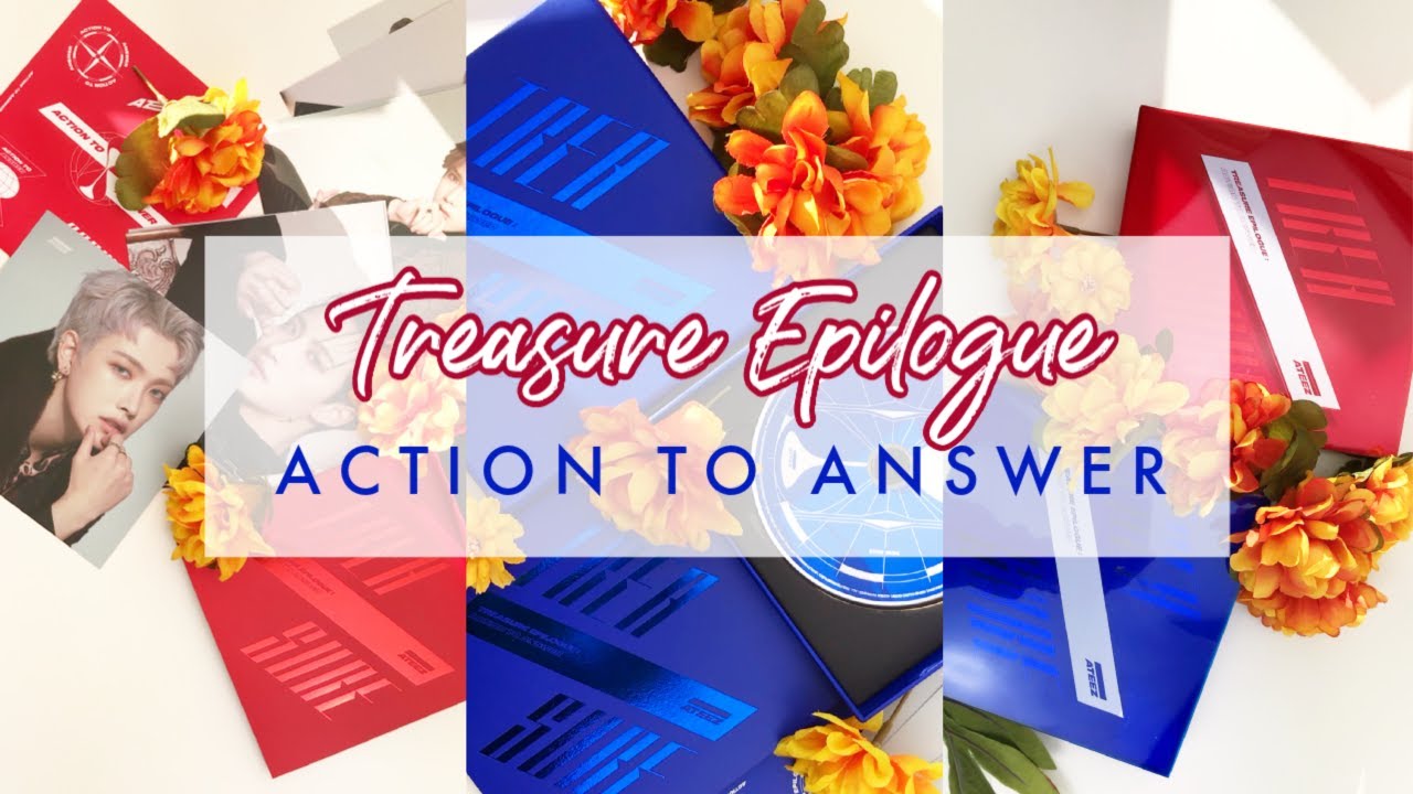 [Unboxing] Ateez's, Treasure Epilogue:Action to Answer, 4th mini album (both versions)