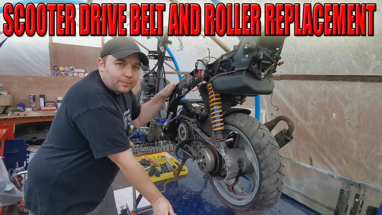Piaggio NRG Drive Belt And Rollers Replacement