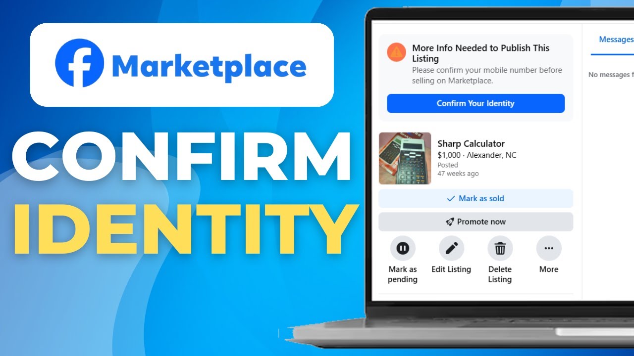 How To Confirm Your Identity On Facebook Marketplace (New Method)