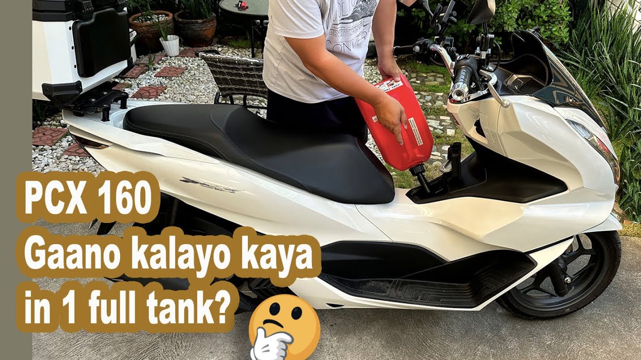 Honda PCX160 Actual Gas Consumption Test. Gaano Kalayo 1 full tank?