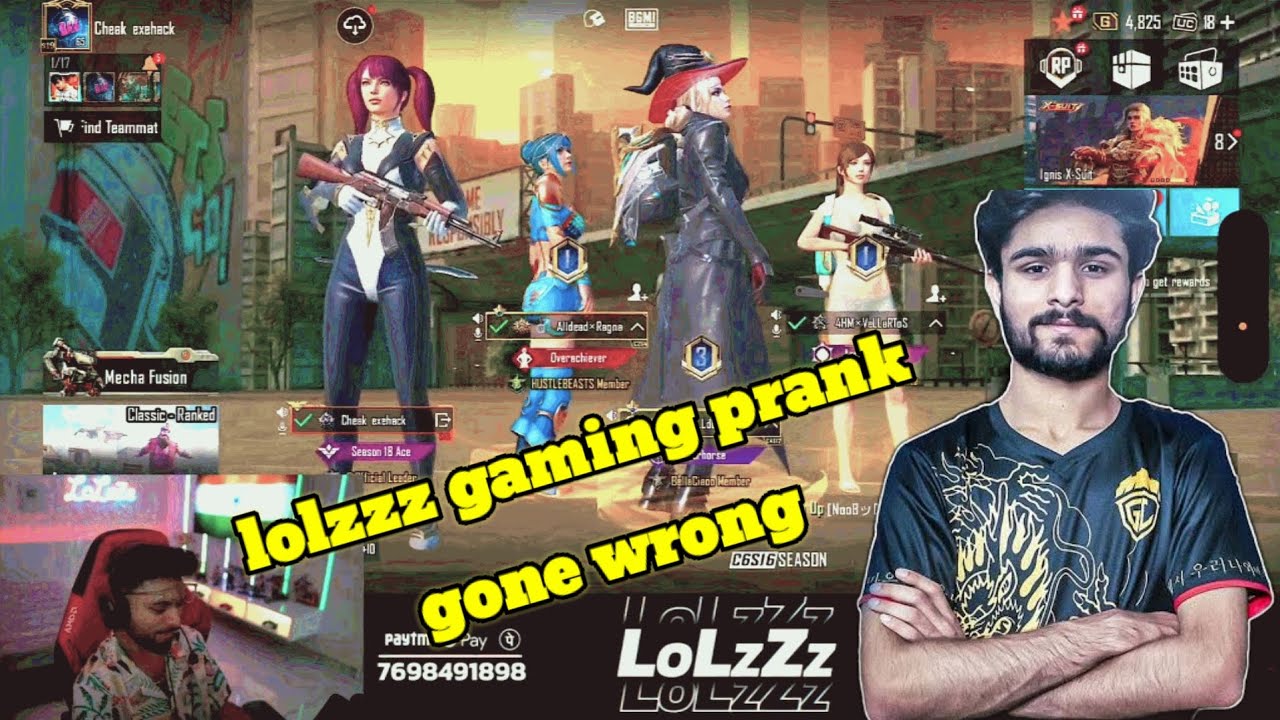 lolzzz gaming prank gone wrong and random teammates [28 kill]😮😮😮😮😮