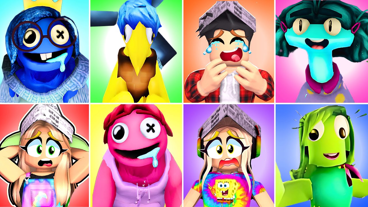 RAINBOW FRIENDS 3 + EMOÇÕES de DIVERTIDAMENTE 2!