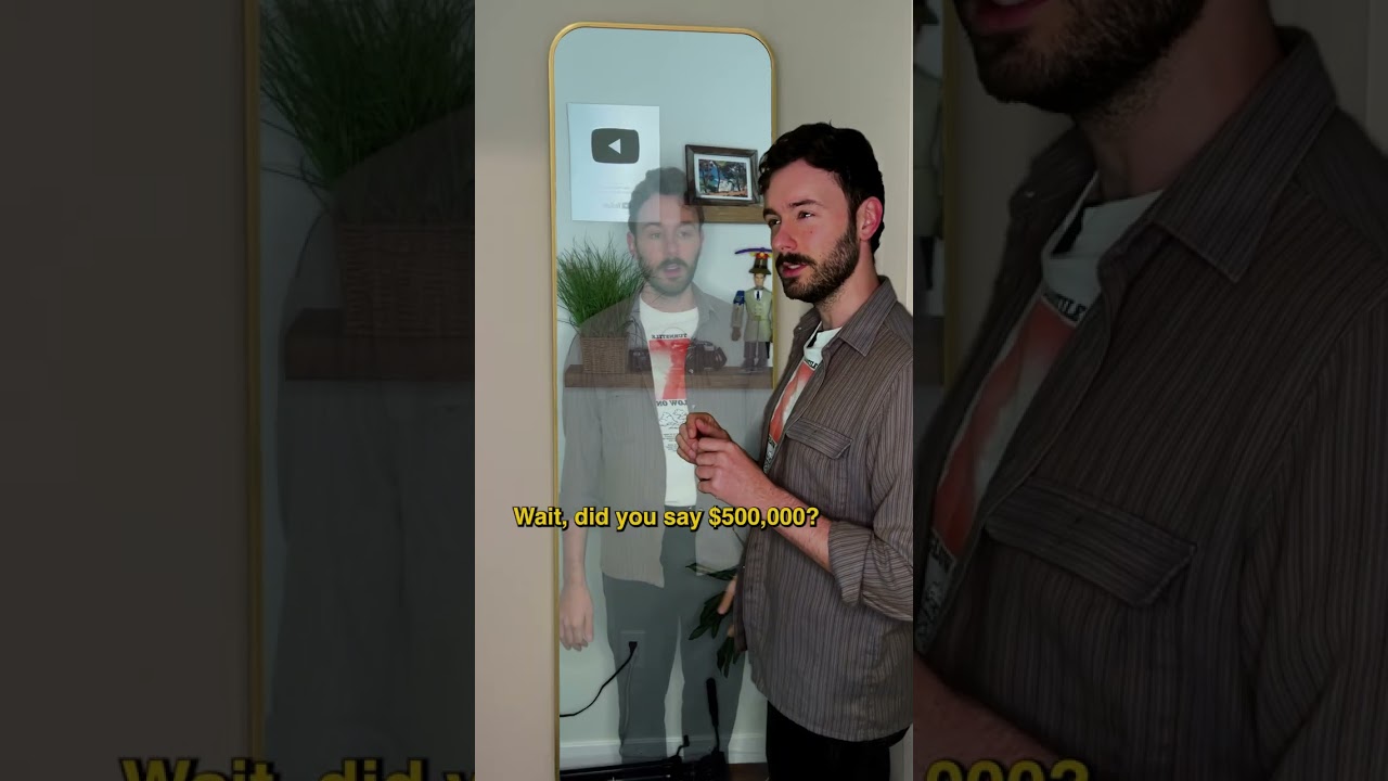 i bought a mirror that reflects into the afterlife
