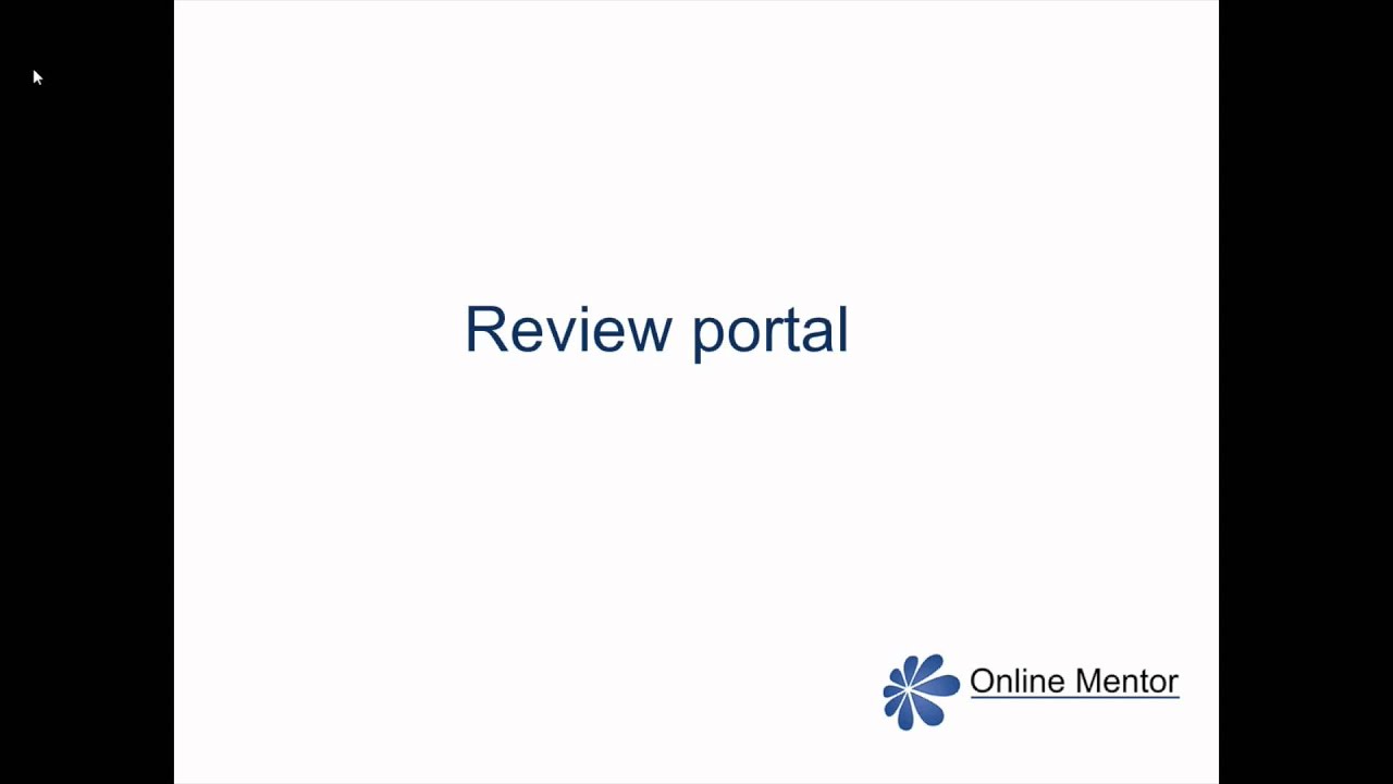 Online Mentor - Overview and Demo