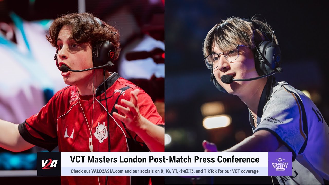 [G2 & XLG] Post-Match Press Conference at VALORANT Masters London