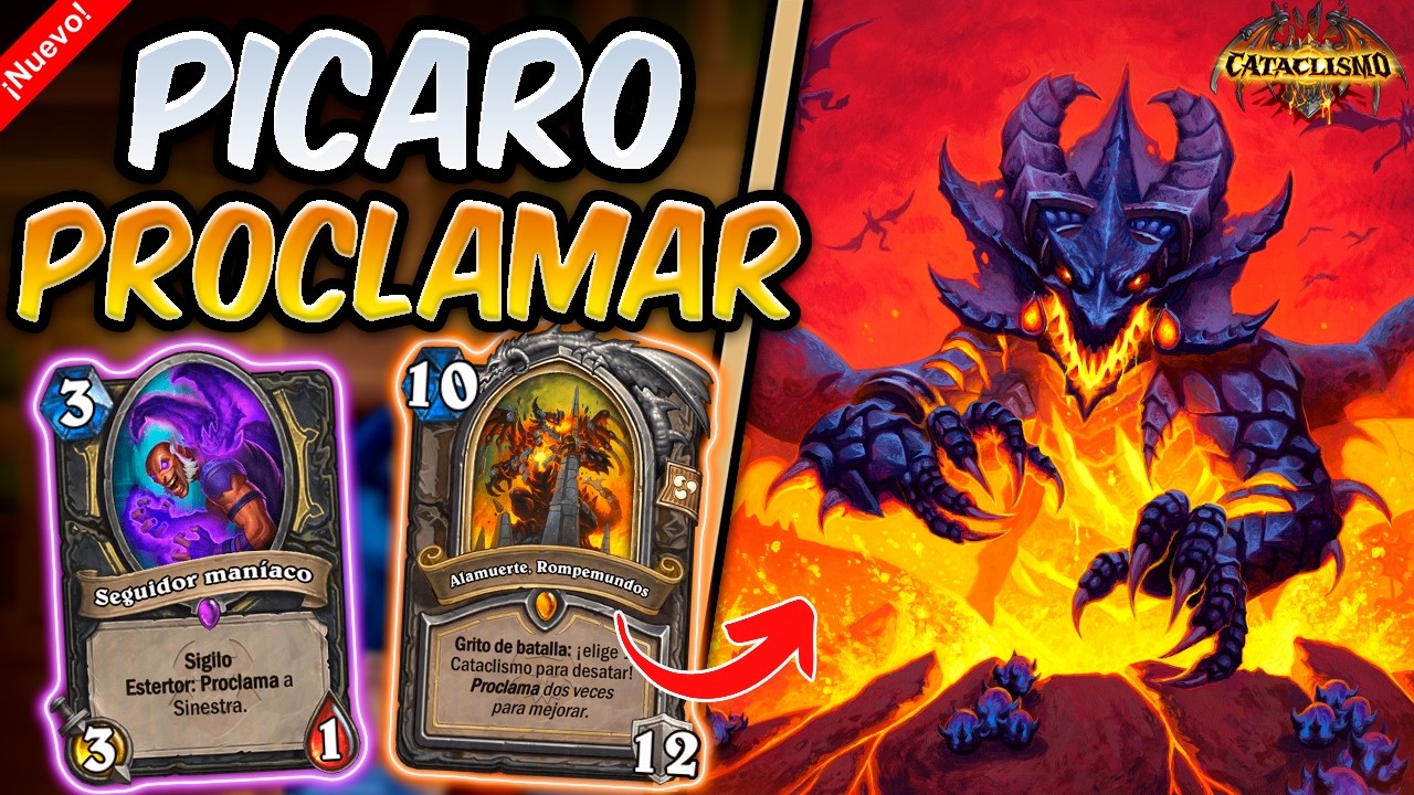 R0BANDO COLOSALES a los RIVALES !!│PICARO PROCLAMAR│CATACLISMO HEARTHSTONE