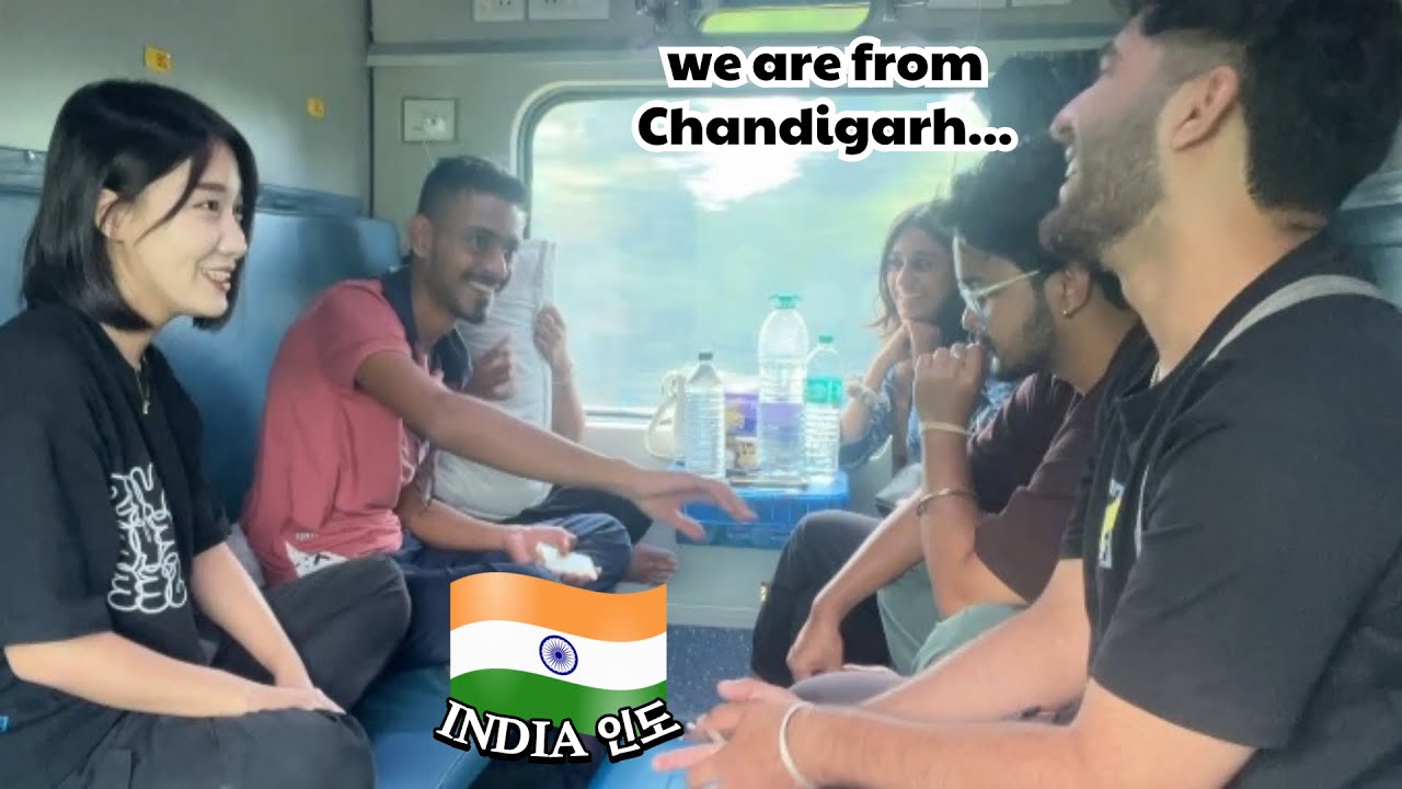 🇮🇳9 HOURS SOLO IN INDIAN TRAIN (part 1), Korean girl in India 여자 혼자 인도 기차 놀라운 9시간, 기차에서 인도 친구들 만든 썰