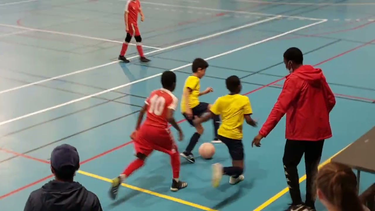 AS ERMONT vs BUSSY ST. GEORGES  FINALE DE TOURNOIS U10.  FUTSAL À MONTMAGNY. 19/02/2022