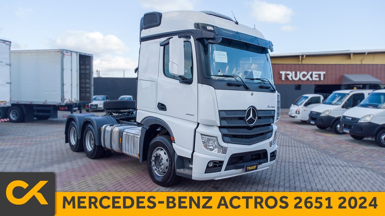MERCEDES-BENZ ACTROS 2651 – 6X4 – 2024 – NO CAVALO