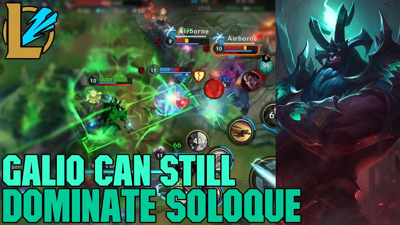 GATEKEEPER GALIO SUPPORT IN LEGENDARY QUEUE | WILD RIFT