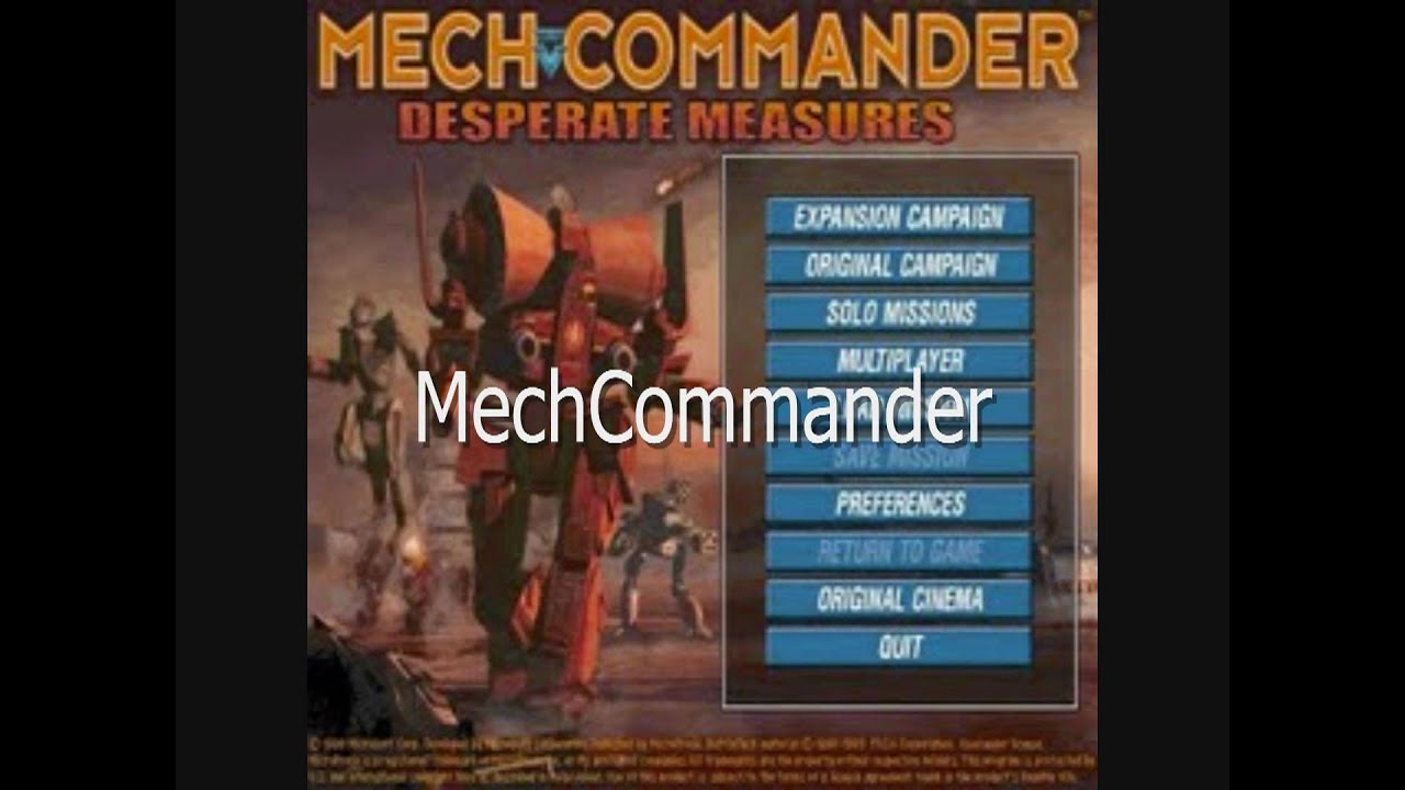 MechCommander OST
