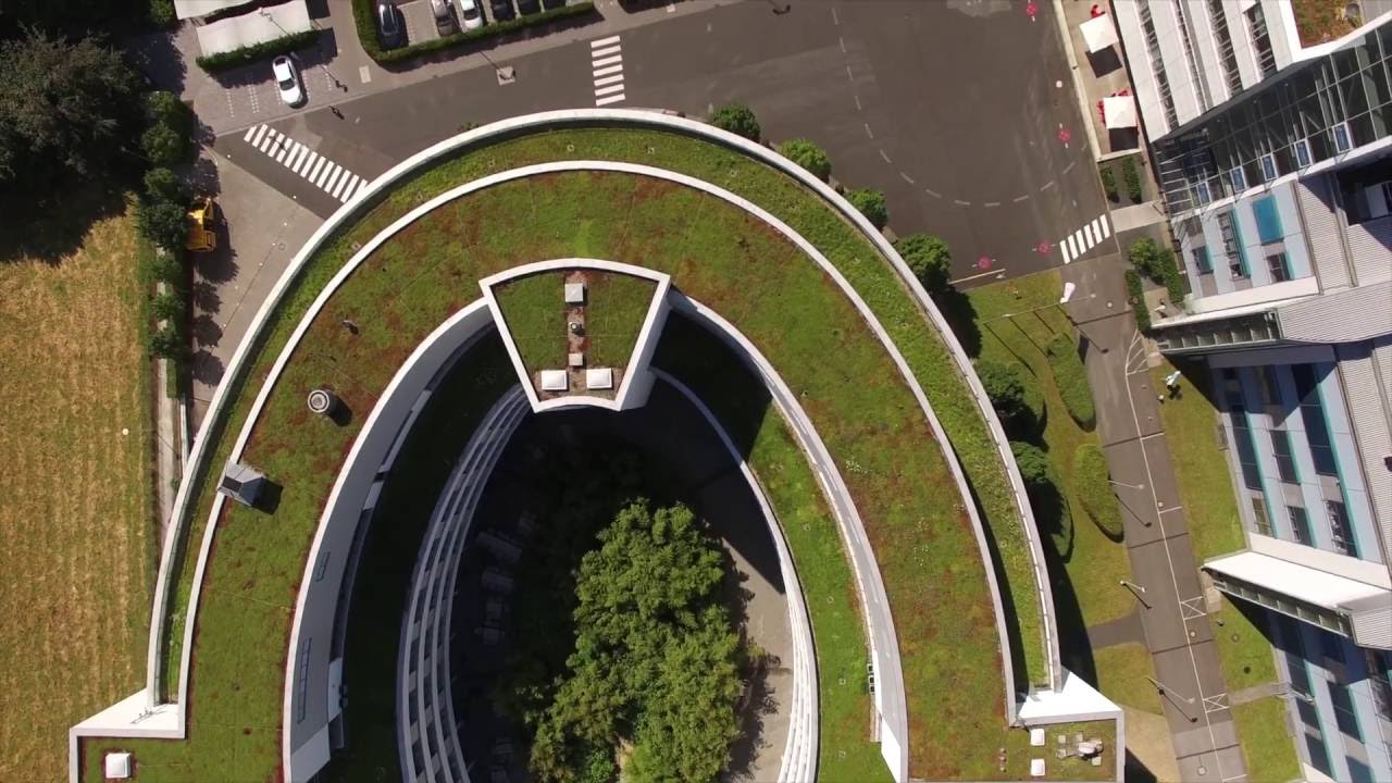 Drone flight over QIAGEN