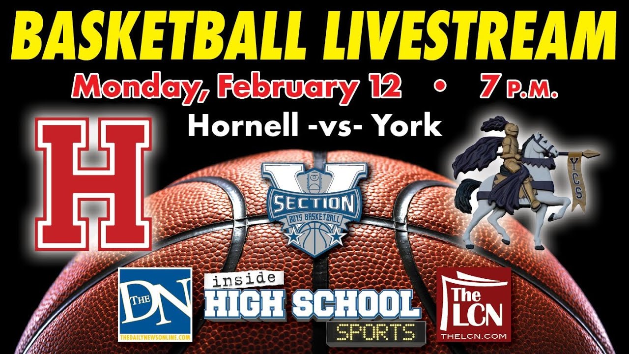 SEC. V BOYS BASKETBALL: Hornell vs. York | Feb. 12, 2024