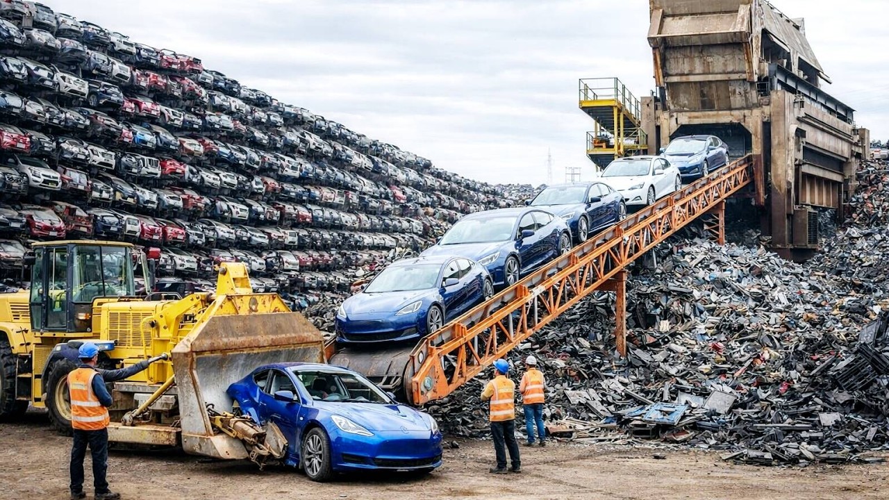 Inside the Machine That Crushes Everything | Extreme Industrial Shredders at Work