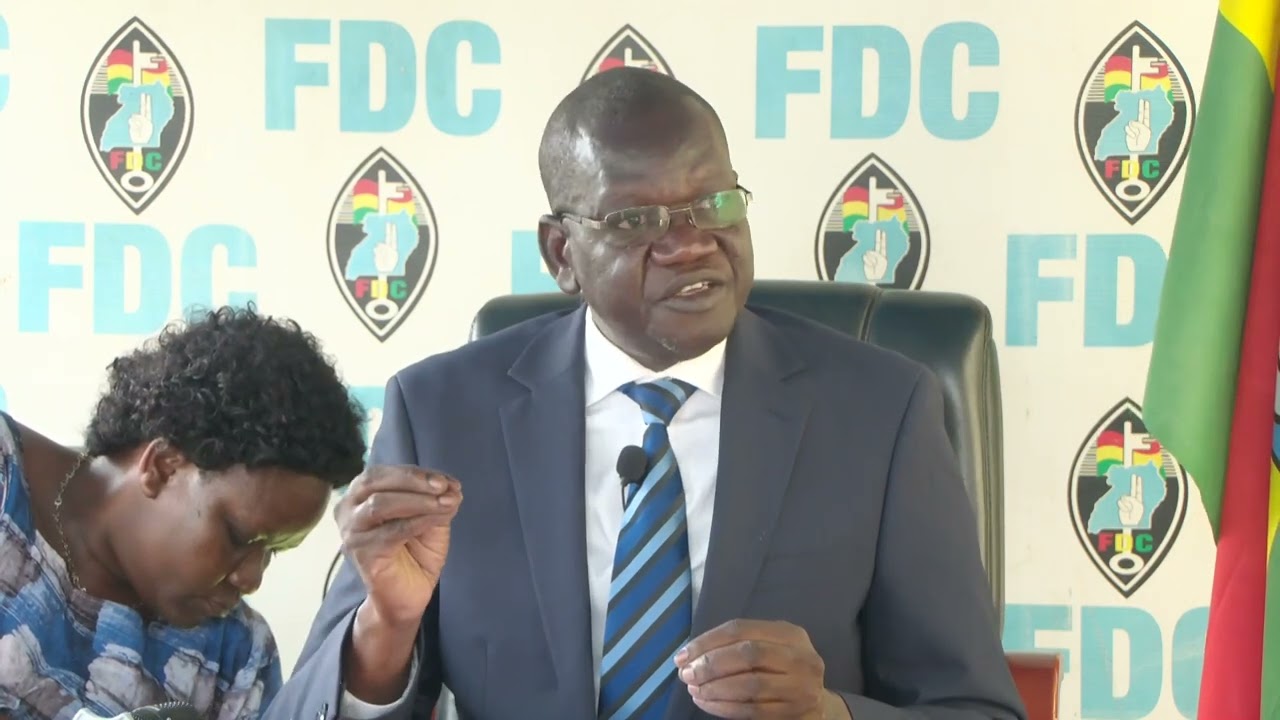 FDC PARTY PRESIDENT PATRICT AMURIAT OBOI  FTRST MEDIA BRIEFING IN 2025