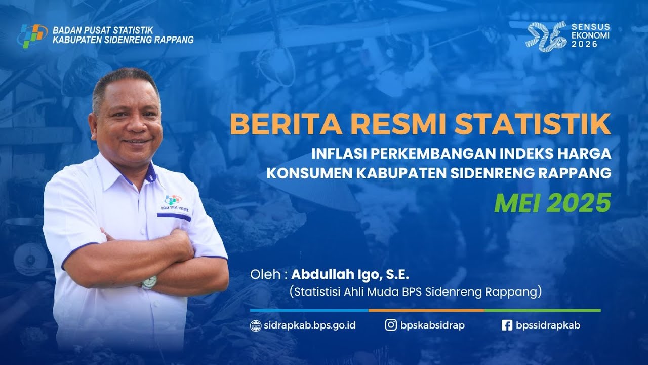 Berita Resmi Statistik | BPS Kabupaten Sidenreng Rappang - 2 Mei 2025