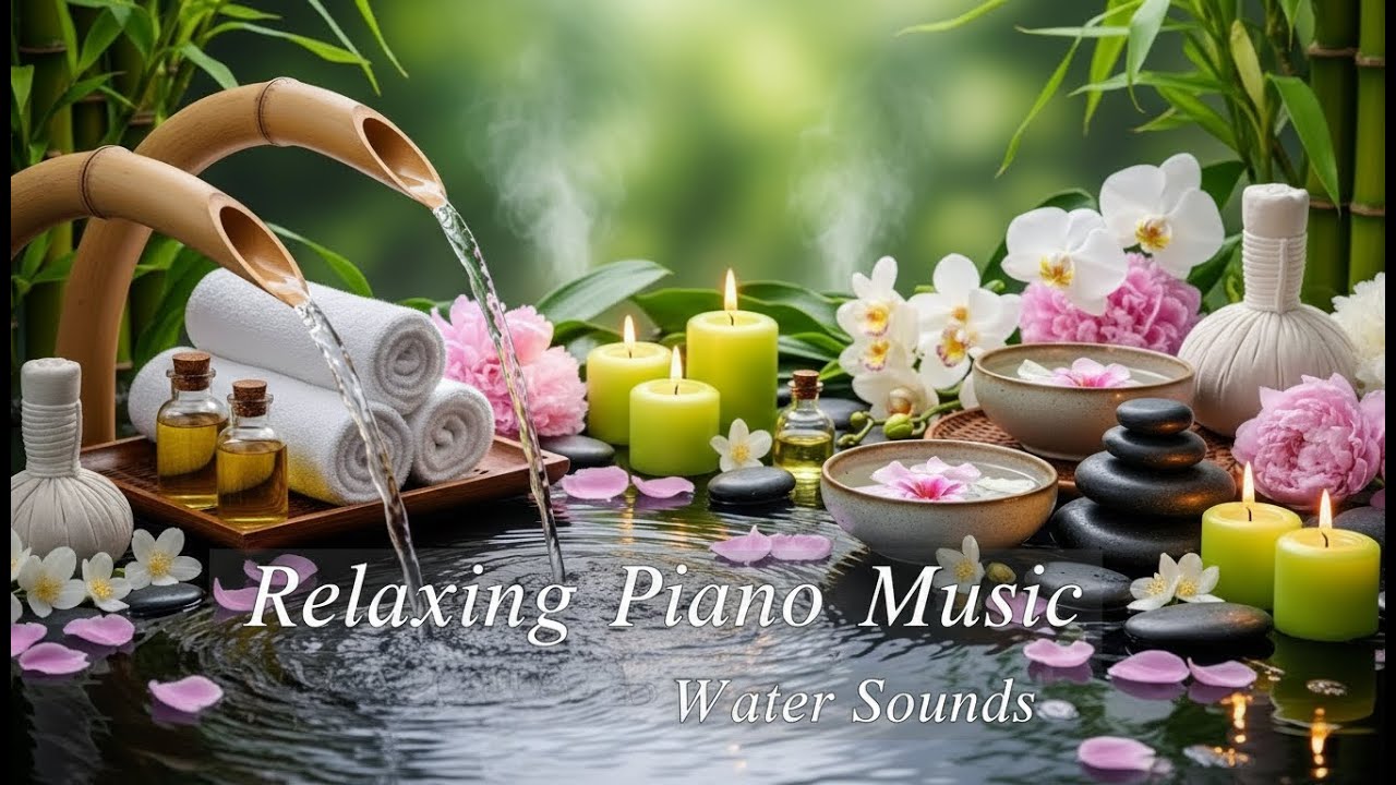Peaceful Piano & Flowing Water: Deep Relaxation for Mind and Body