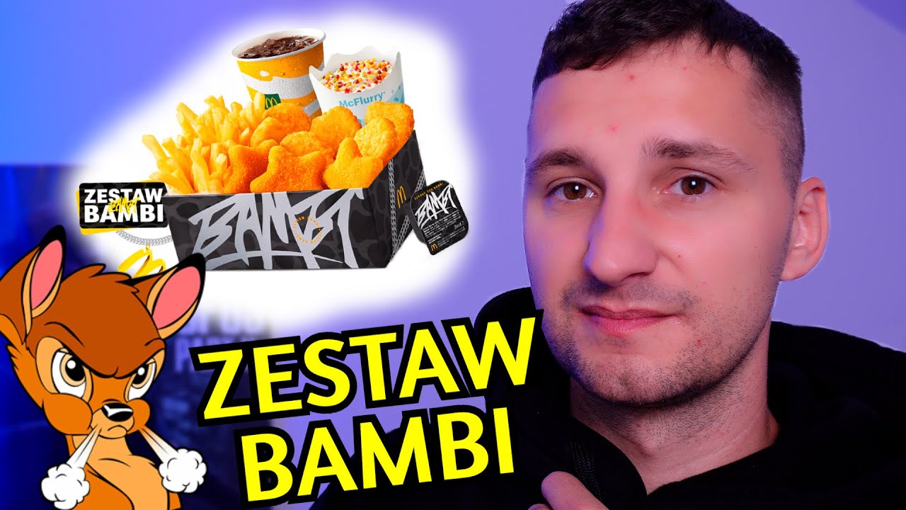ASMR 🇵🇱 Test Zestawu BAMBI z McDonald's - mukbang, szept, jedzenie, recenzja na sen i relaks