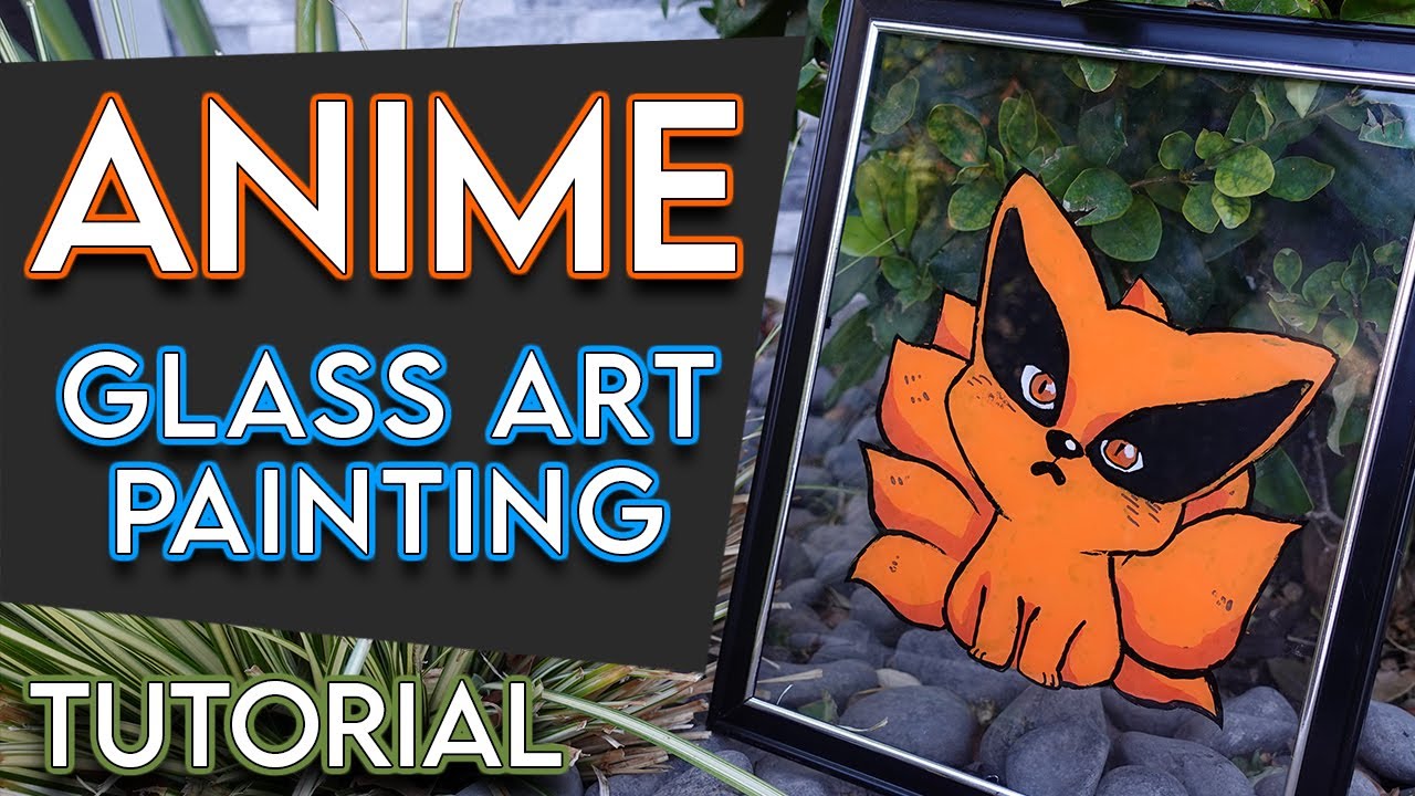 Anime Glass Painting Tutorial for Beginners