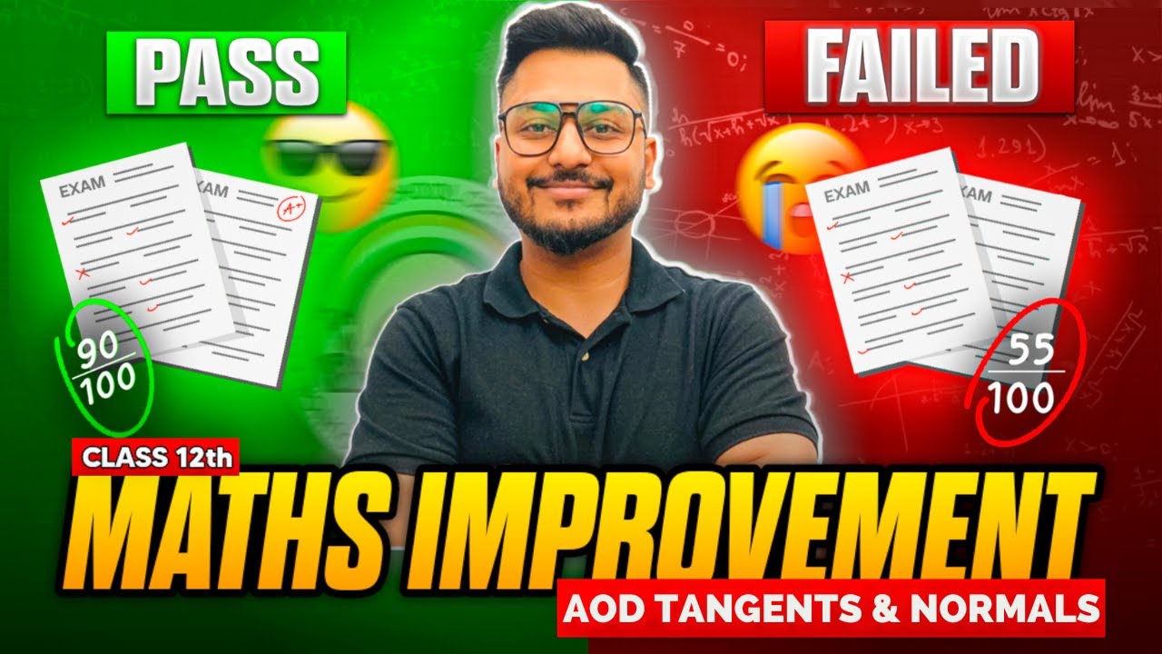 Application of Derivatives | Tangents & Normals | Mathematics | ISC Class 12 | Improvement / 2024-25